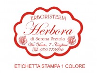 Etichette adesive per erboristerie, cosmetica, cosmesi (mm 49X36)  (cod.8M )